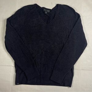 Barefoot Dreams CozyChic Ultra Lite Pointelle Rib V-Neck Pullover Sweater XS